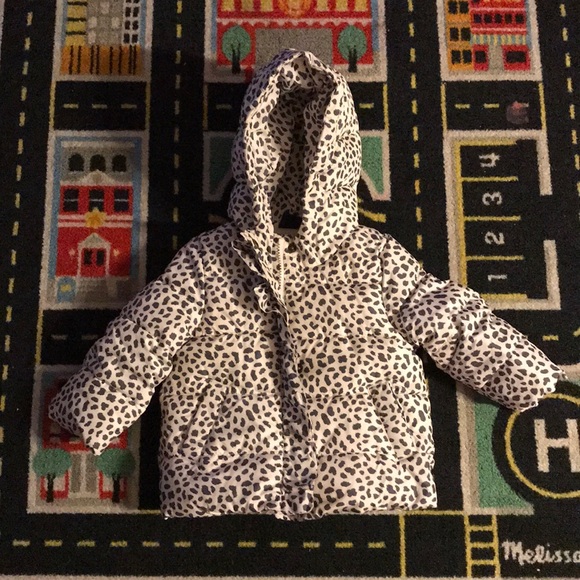 baby gap leopard coat